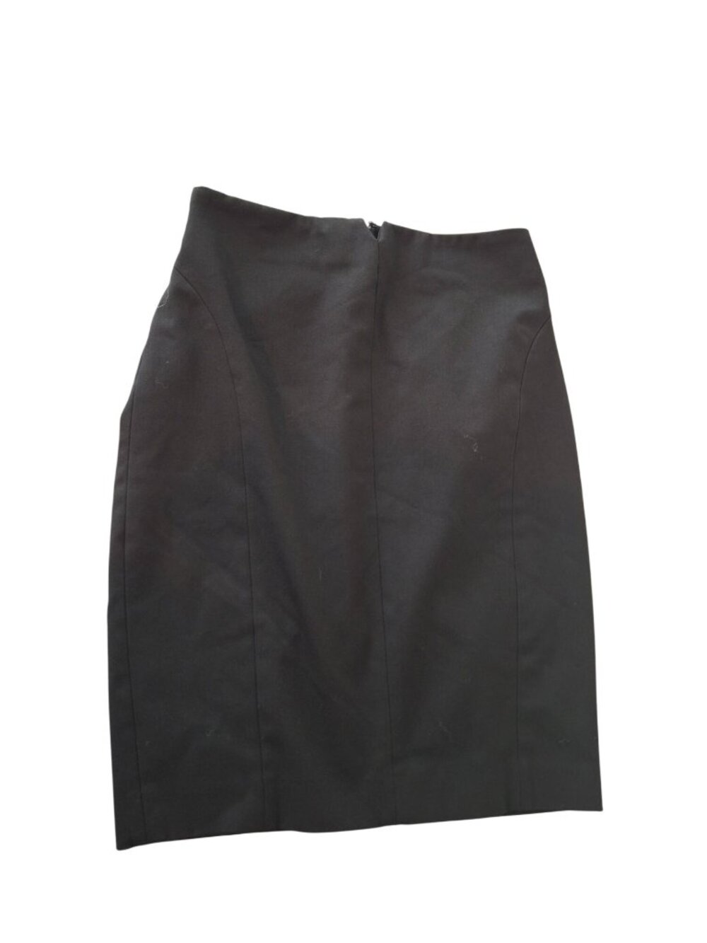 Express Black Pencil Skirt Size 4 Back Slit Office Siren Corpcore Quiet Luxury